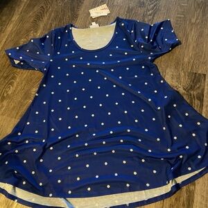 Lularoe perfect t medium polka dots new with tag